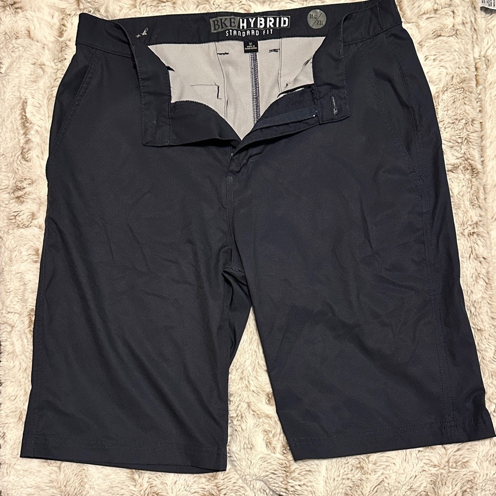 BKE Hybrid Men's Dark Gray Shorts